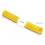 Delock Woven Sleeve self-closing heat-resistant 2 m x 25 mm yellow