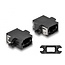 Delock Optical Fiber Coupler MPO female to MPO female black