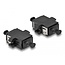 Delock Optical Fiber Coupler MPO female to MPO female black