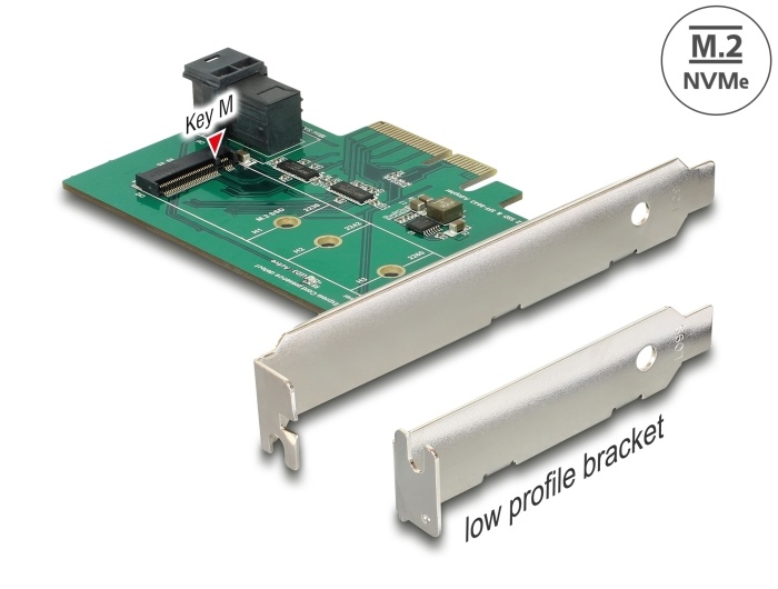 DeLOCK 89517 Intern M.2 interfacekaart/-adapter