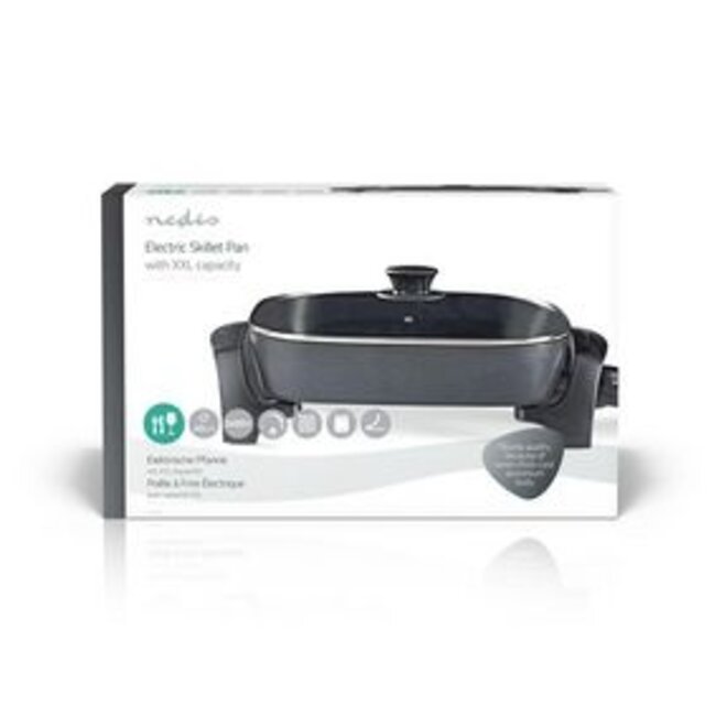 Elektrische hapjespan | 40 cm | Dik gegoten aluminum body