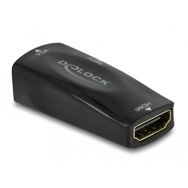 Delock Adapter HDMI-A female to VGA female 1080p with Audio