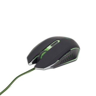 GMB Gaming Gaming muis USB, zwart/groen