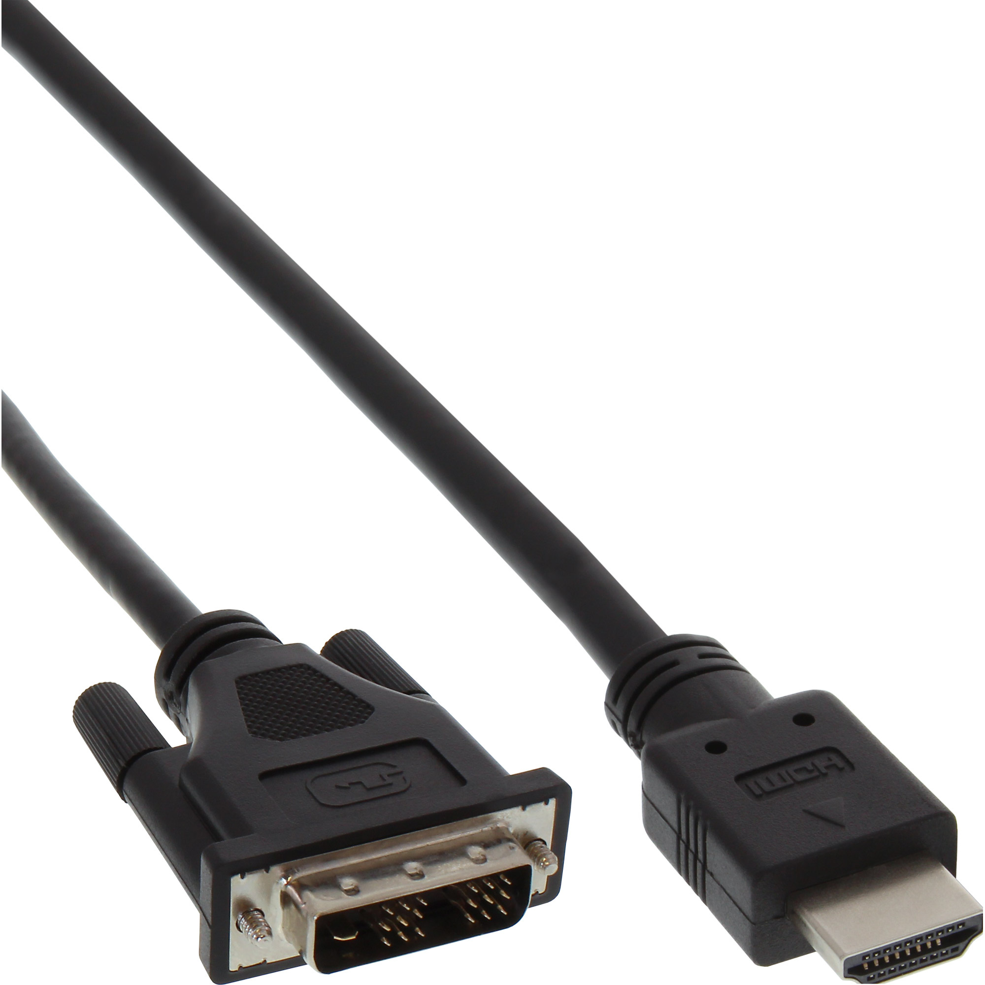 InLine 1.5m HDMI A - DVI 18+1. Snoerlengte: 1,5 m, Aansluiting 1: HDMI, Aansluiting 2: DVI. Type verpakking: Polybag