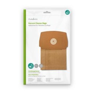 Nedis Stofzuigerzak | 10 Stuks | Papier | Meest verkocht voor: Electrolux | Bruin