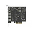 Delock PCI Express x4 Card to 2 x USB Type-C™ + 3 x USB Type-A - SuperSpeed USB 10 Gbps
