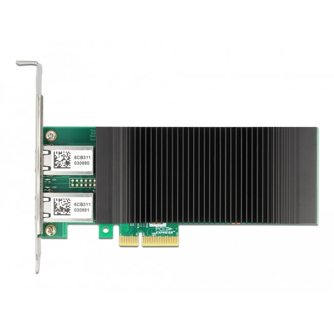 Delock PCI Express x4 Card to 2 x RJ45 Gigabit LAN PoE+ i350