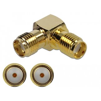 DeLOCK Delock Adapter SMA jack to SMA jack 90° 10 GHz