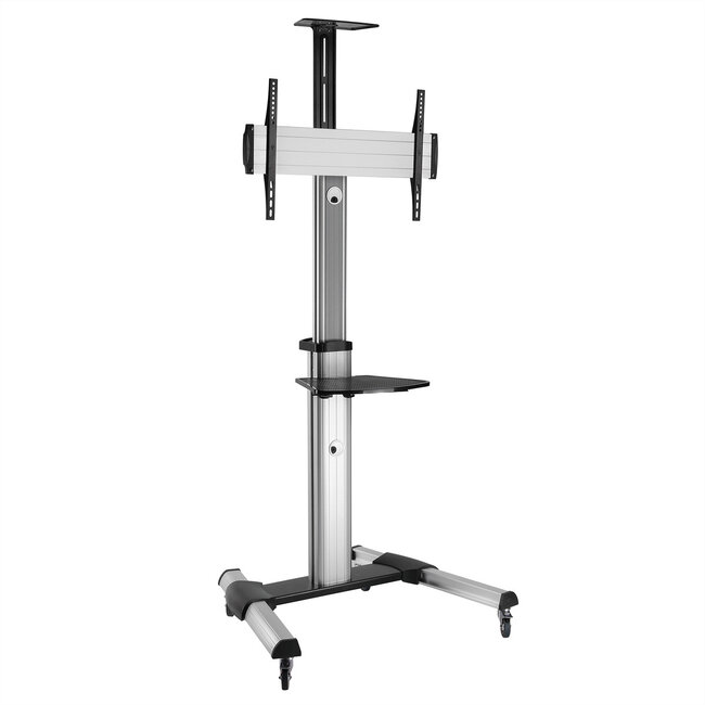 ROLINE LCD/TV rolstandaard, zilver, tot 50kg, zilver