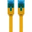 Goobay CAT 6A Flat Patch Cable U/UTP, yellow 2 m