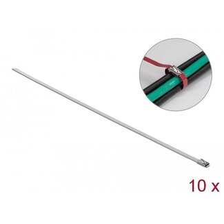 DeLOCK Delock Stainless Steel Cable Ties L 500 x W 4.6 mm 10 pieces