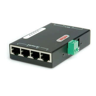 Roline ROLINE Gigabit Ethernet PoE Injector, 4-Poorts