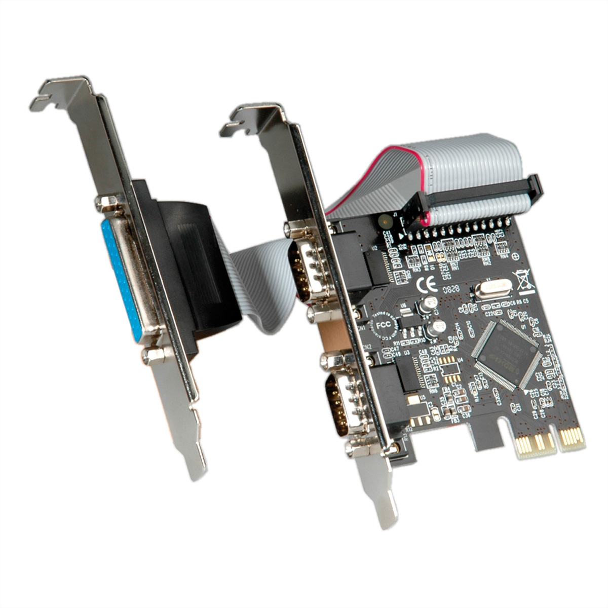 Value 15.99.2116 Seriële/parallelle interfacekaart RS232 PCIe