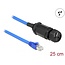 Delock Cable RJ45 plug to RJ45 jack Cat.6 waterproof with cable gland