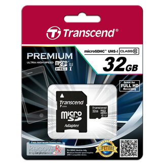 TRANSCEND INFORMATION Transcend 32GB microSDHC Class 10 UHS-I flashgeheugen Klasse 10
