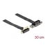 Delock Riser Card PCI Express x1 male 90° angled to x1 slot 90° angled with cable 30 cm