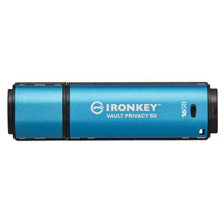 KINGSTON TECHNOLOGY Kingston Technology IronKey 16GB Vault Privacy 50 AES-256 versleuteling, FIPS 197