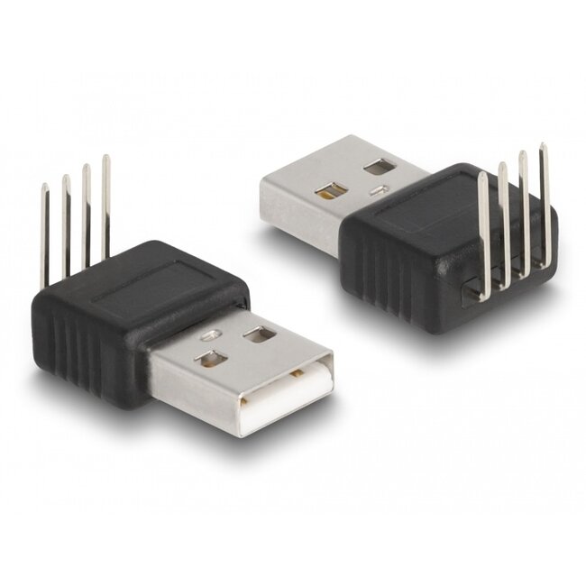 Delock Adapter USB 2.0 Type-A male to 4 pin 90° angled