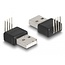 Delock Adapter USB 2.0 Type-A male to 4 pin 90° angled