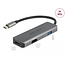 Delock USB Type-C™ Dual HDMI Adapter with 4K 60 Hz and USB Port