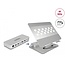 Delock Tablet and Laptop Stand with integrated Docking Station 4K - HDMI / DisplayPort / LAN / Hub / HDR / PD