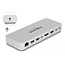 Delock Tablet and Laptop Stand with integrated Docking Station 4K - HDMI / DisplayPort / LAN / Hub / HDR / PD