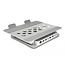 Delock Tablet and Laptop Stand with integrated Docking Station 4K - HDMI / DisplayPort / LAN / Hub / HDR / PD