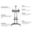 Multibrackets Public Floorstand Basic 180 incl shelf & camera holder