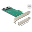 Delock PCI Express x1 Card > 2 x internal M.2 Key B 110 mm - Low Profile Form Factor