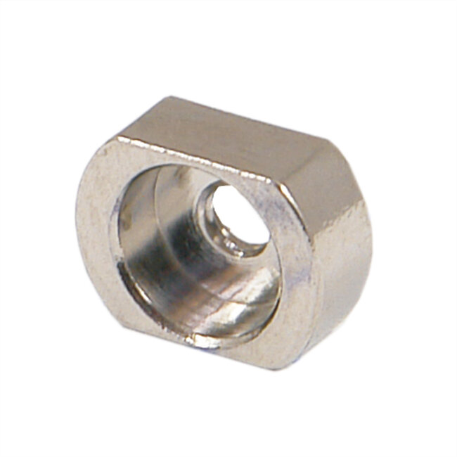 SCHROFF hulzen voor M2,5, messing vernikkeld, 100 stuks