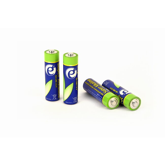 Alkaline AA batterijen, 4 stuks