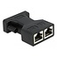 Delock D-Sub 15 pin female to 2 x RJ45 female AUI (Attachment Unit Interface) Adapter