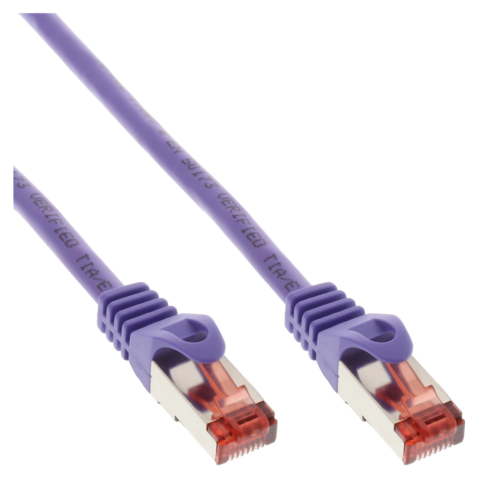 InLine 4043718132508 netwerkkabel 0,25 m Cat6 S/FTP (S-STP) Paars