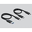 Delock USB Type-C™ Card Reader for CFast and SD memory cards + USB Hub with Type-A and USB Type-C™ port