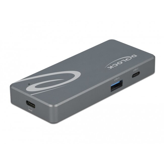 Delock USB Type-C™ Card Reader for CFast and SD memory cards + USB Hub with Type-A and USB Type-C™ port