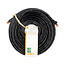 CAT6 Netwerkkabel | RJ45 Male | RJ45 Male | U/UTP | 50.0 m | Buitenshuis | Rond | PE | Zwart | Label