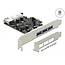 Delock PCI Express x1 Card > 3 x external + 1 x internal USB 3.0 Type-A female