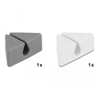 DeLOCK Delock Cable Holder triangle Set 2 pieces