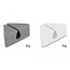 Delock Cable Holder triangle Set 2 pieces