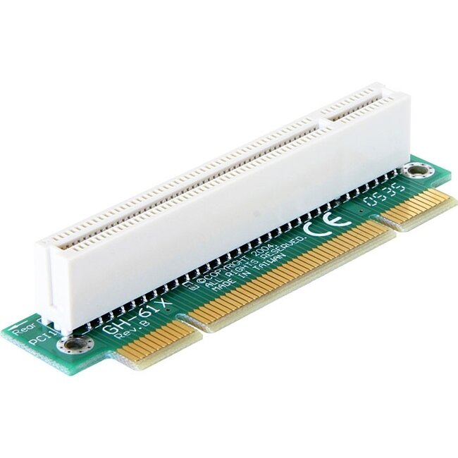 Delock Riser Card PCI > PCI angled 90° left insertion 1U