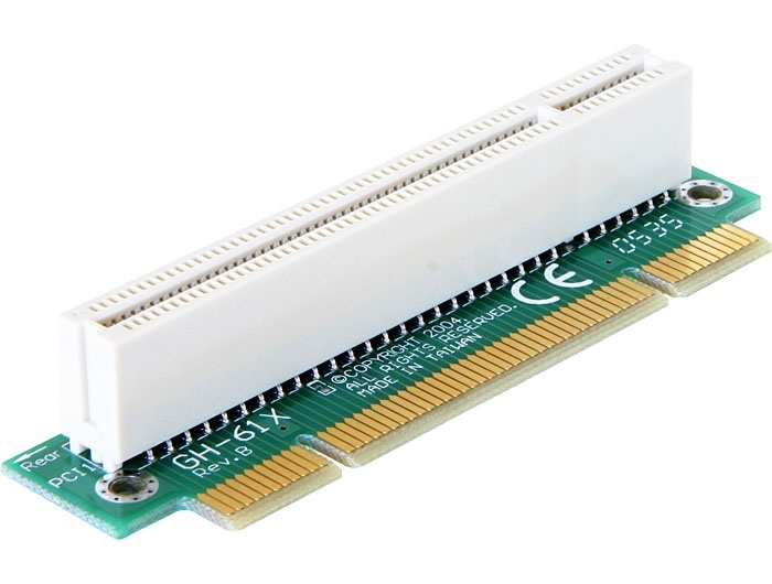DeLOCK Riser PCI. Hostinterface: PC Card 32-bit, Output interface: PCI. Bedoeld voor: PC. Platform: PC, Vormfactor: 1U