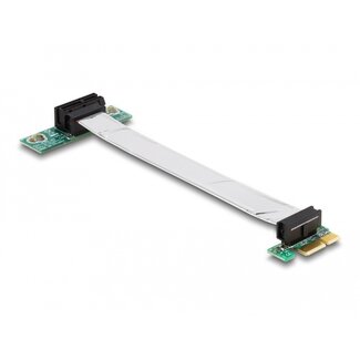 DeLOCK Delock Riser Card PCI Express x1 > x1 with flexible cable 13 cm left insertion