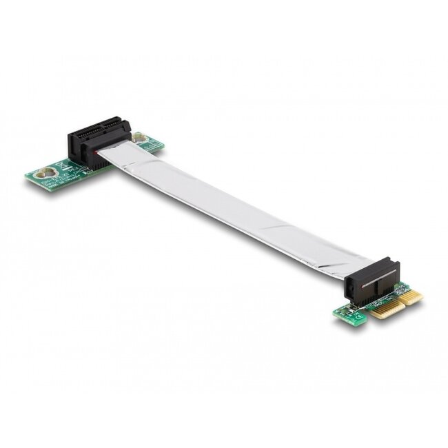 Delock Riser Card PCI Express x1 > x1 with flexible cable 13 cm left insertion