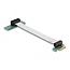 Delock Riser Card PCI Express x1 > x1 with flexible cable 13 cm left insertion