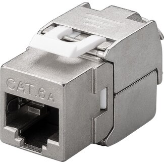 Goobay Goobay Keystone Module RJ45 CAT 6A, STP, 500 MHz, Slim-Line