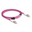 Delock Fiber Optical Cable with metal armouring LC Duplex to LC Duplex Multi-mode OM4 3 m