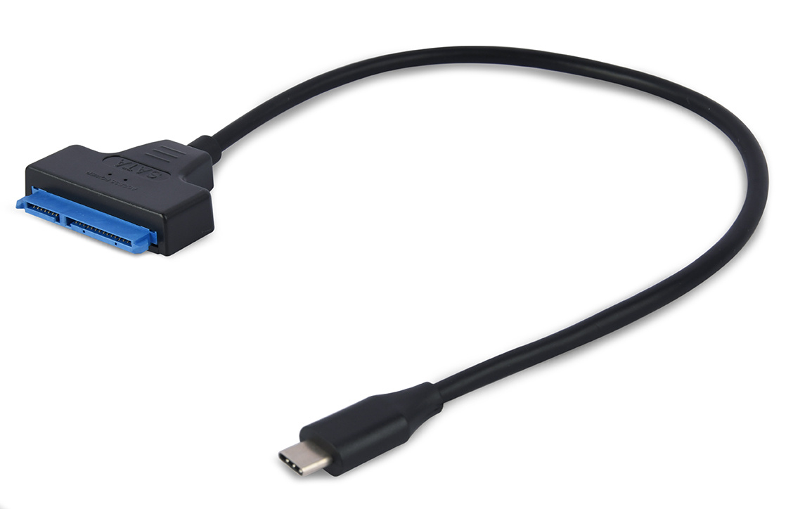 Gembird USB 3.0 Type-C male to SATA 2.5 drive adapter USB-kabel 0,2 m 2.0 USB C Zwart