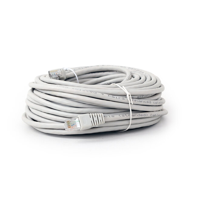 UTP Cat6 patchkabel, 20 m, grijs