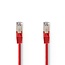 CAT5e Netwerkkabel | SF/UTP | RJ45 Male | RJ45 Male | 15.0 m | Rond | PVC | Rood | Polybag