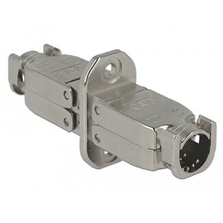 DeLOCK Delock Coupler for network cable Cat.6 STP toolfree for installation